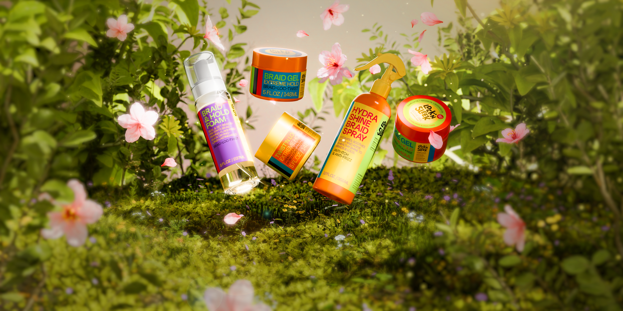 LOCK'N SLEEK Hair Styling Products for Braids & Edges